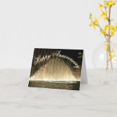 優待夫婦のアニバーサリーカード カード (黄色い花)