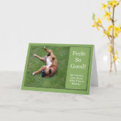 優感じしいグリーティングカード カード (黄色い花)