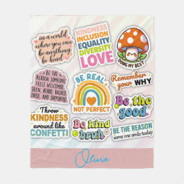 優感動的カスタム性やる気を起こさせる – 居心地 フリースブランケット