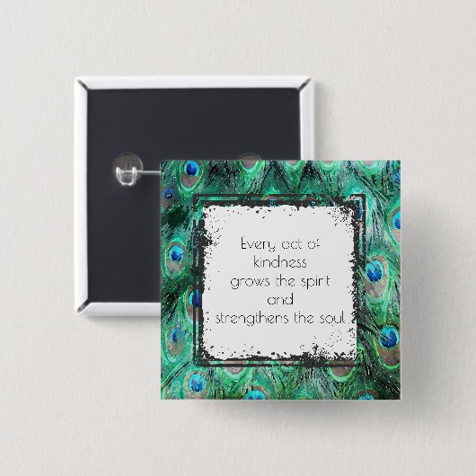 優感動的情と魂に対する引用文 缶バッジ (正面&裏面)