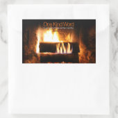 優日本の感動的情の諺 長方形シール (バッグ)