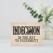 優柔不断 ポストカード (スタンド正面)