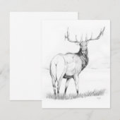 優柔寡断 - 4.25" x 5.5" 招待状 (正面/裏面)