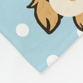 優生まれしくなる – 甘い子羊と子供 フリースブランケット (角)