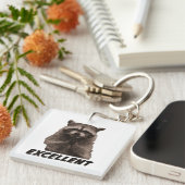 優秀で邪悪な計画のアライグマ キーホルダー (正面右)