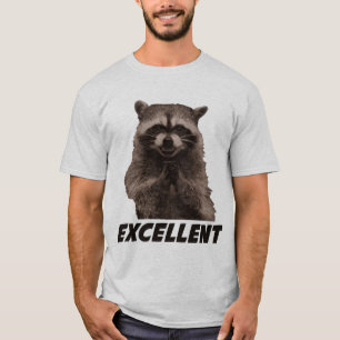 優秀で邪悪な計画のアライグマ Tシャツ