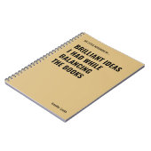 優秀なアイディアおもしろい会計士 ノートブック (左側)