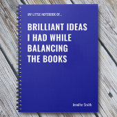 優秀なアイディアおもしろい会計士 ノートブック