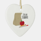 優秀な学生 セラミックオーナメント (右)