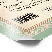 優秀な従業員の認定証 フォトプリント            (角)