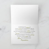 優秀な愛、挨拶状 カード (内部)