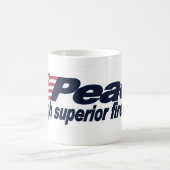 優秀な火力のマグを通した平和 コーヒーマグカップ (中央)