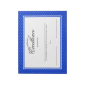 優秀証書 ノートパッド (回転)