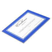 優秀証書 ノートパッド (アングル)