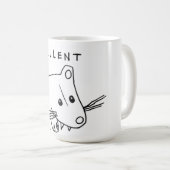 優秀 コーヒーマグカップ (正面右)