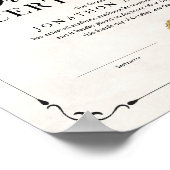 優等生証明書 ポスター (角)
