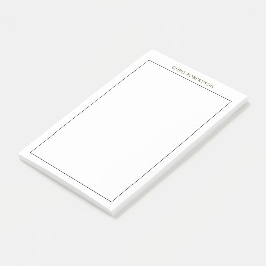 優素晴らしれた名前白黒カスタム ポストイット (アングル)