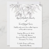 優美でエレガントなウェディング招待状 招待状 (正面)