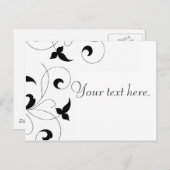 優美なつる植物 ポストカード (正面/裏面)