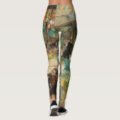 優美なエレガントバレエの絵画スケッチのガスを抜きます レギンス (裏面)