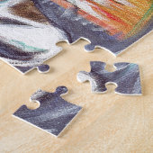 優美なグレイハウンド ジグソーパズル (側面)