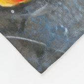 優美なコイI フリースブランケット (角)