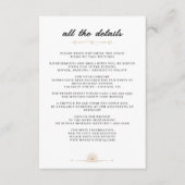 優美なシナ結婚スの エンクロージャーカード (正面)