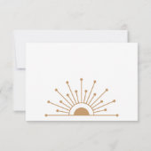 優美なシナ結婚スの 出欠カード (裏面)