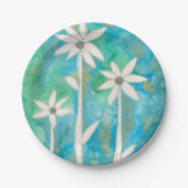 優美なデイジーI ペーパープレート (正面)