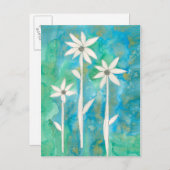 優美なデイジーI ポストカード (正面/裏面)