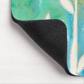 優美なデイジーI マウスパッド (コーナー)