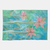 優美なデイジーIII キッチンタオル (横)