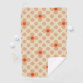 優美なドット花模様 ゴルフタオル (インサイチュ)