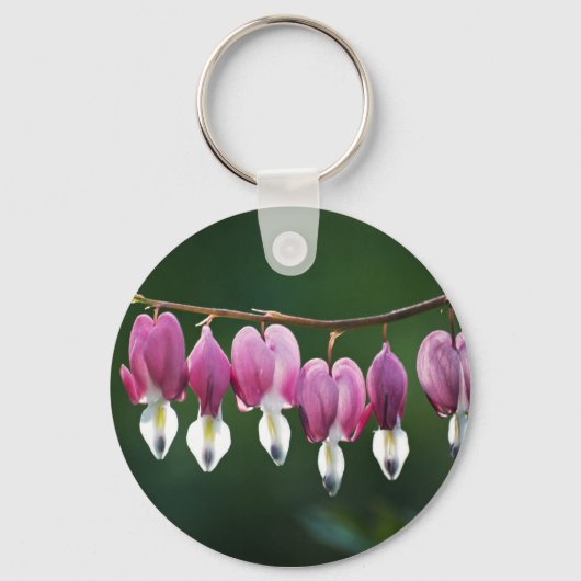 優美なハートキーチェーン キーホルダー (正面)