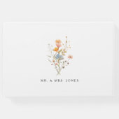 優美なフローラのヤマ結婚フラーズ ゲストブック (裏面)