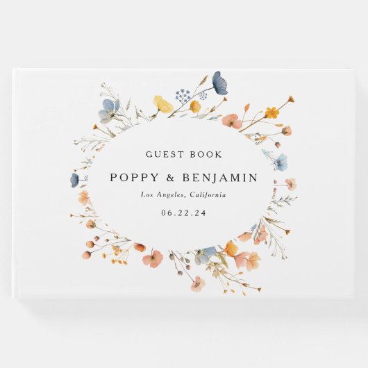 優美なフローラのヤマ結婚フラーズ ゲストブック (正面)