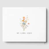 優美なフローラのヤマ結婚フラーズ ゲストブック (裏面)