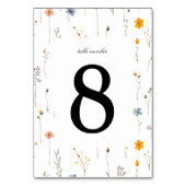 優美なフローラのヤマ結婚フラーズ テーブルナンバー (裏面)