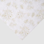 優美なフローラブーケ植物アートパターン 薄葉紙 (詳細)