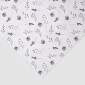 優美なブルーフローラ |印刷カスタムティッシュペーパー 薄葉紙 (詳細)