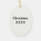 優美な天使 セラミックオーナメント (裏面)