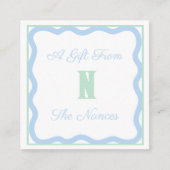 優美な弓囲いカード エンクロージャーカード (正面)