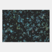 優美な数々の色のフローラ繊細なベビー息 ラッピングペーパーシート (正面3)