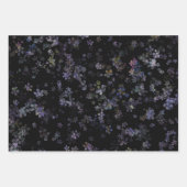 優美な数々の色のフローラ繊細なベビー息 ラッピングペーパーシート (正面)