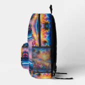 優美な旅：私は旅賛美行のバックパック» プリントバックパック (右)