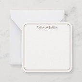 優美な枝カスタマイズギフト囲いカード ノートカード (正面)