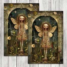 優美な森の妖精のデコページティッシュペーパー 薄葉紙