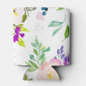 優美な水彩花 | 牡丹とウィステリア 缶クーラー (裏面)