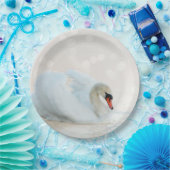 優美な白鳥 ペーパープレート (パーティー)