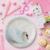 優美な白鳥 ペーパープレート (パーティー)